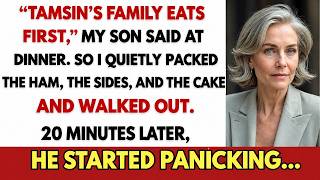 My Son Said, "Tamsin's Family Eats First — You Can Wait." So I Packed Up the Dinner and Left.