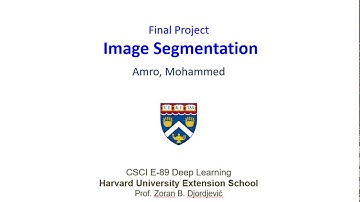 CSCI E-89 Deep Learning - Image Segmentation- two minutes overview