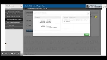 Enroll a Learner to Include in SHS List