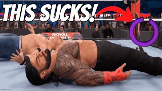 Новое фиолетовое колесо выносливости в WWE 2K26 — это просто ужас.