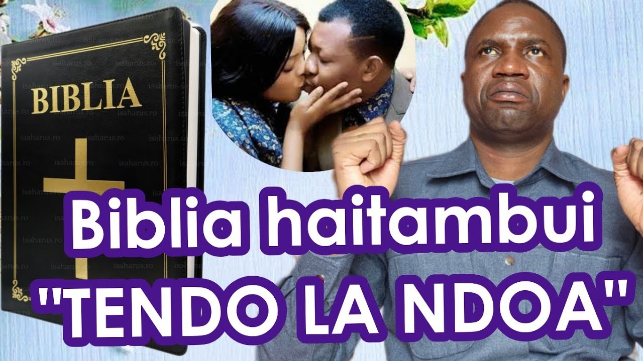 Mbarikiwa tena. Asema Biblia haitambui tendo la ndoa Wala si njia ya kuzaa na kuongezeka. Tukana...