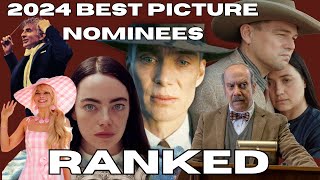 2024 Best Picture Nominees RANKED
