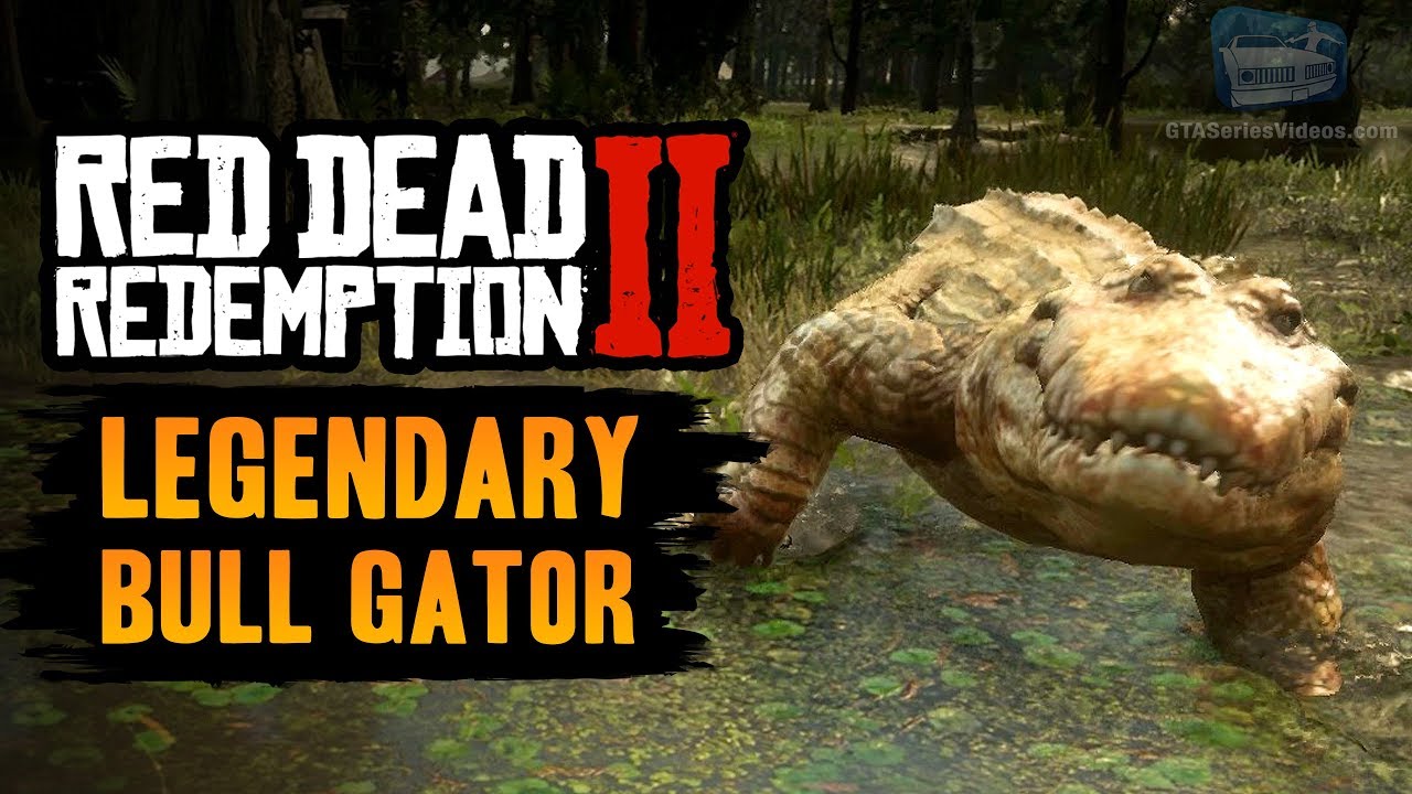 Red Dead Redemption 2 Legendary Animal - Legendary "Bull Gator" Alligator -  YouTube