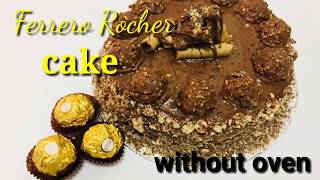 How to make ferrero rocher chocolate cake without oven, electric
beater and whipping cream. the is popular with crispy cho...