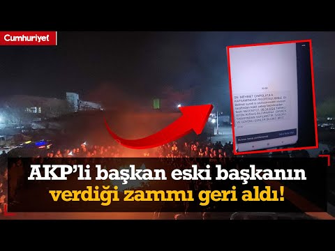 AKP'li başkan eski başkanın verdiği zammı geri aldı! Altındağ Belediyesi işçileri eyleme başladı