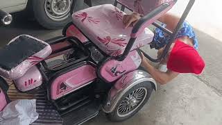 Pinalagyan ng Pink Seat Cover ang Ebike..Berinays!❤️👏👍