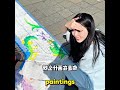The paintings that the girl spent three days and three nights drawing were destroyed by others.