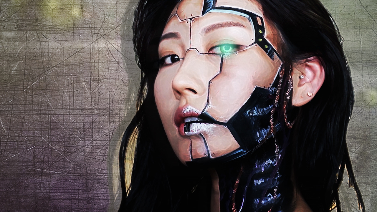 Cyborg Robot Art Makeup Tutorial 사이보그 아트 메이크업 l 이사배(RISABAE Makeup)