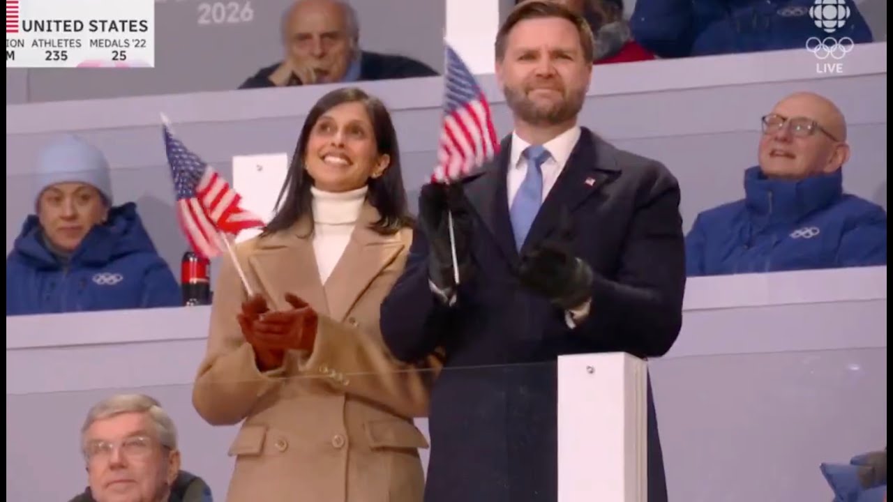 JD Vance MERCILESSLY BOOED at Olympic opening ceremony