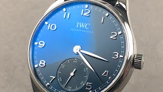 IWC Portugieser 40 Automatic IW3583-05 IWC Watch Review
