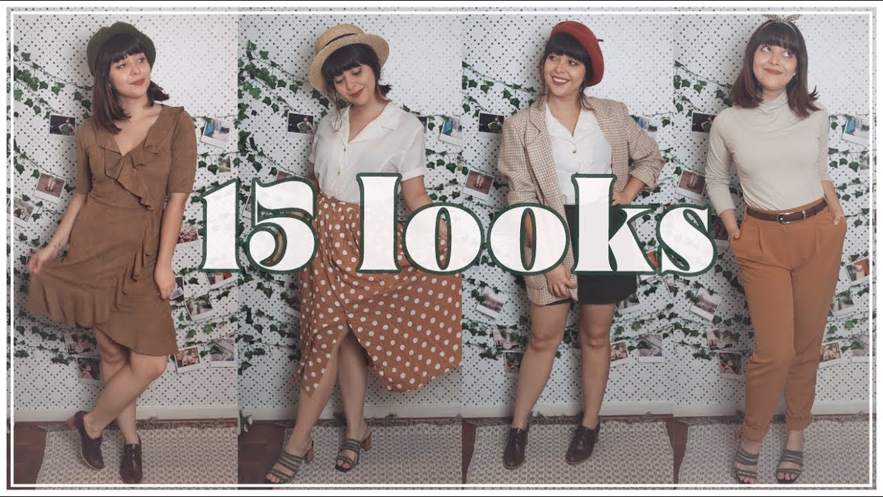 15 LOOKS 9 PEÇAS - Estilo Vintage