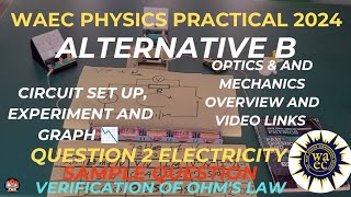 Physics Practical 2024 |Alternative B Question 2 Electricity.