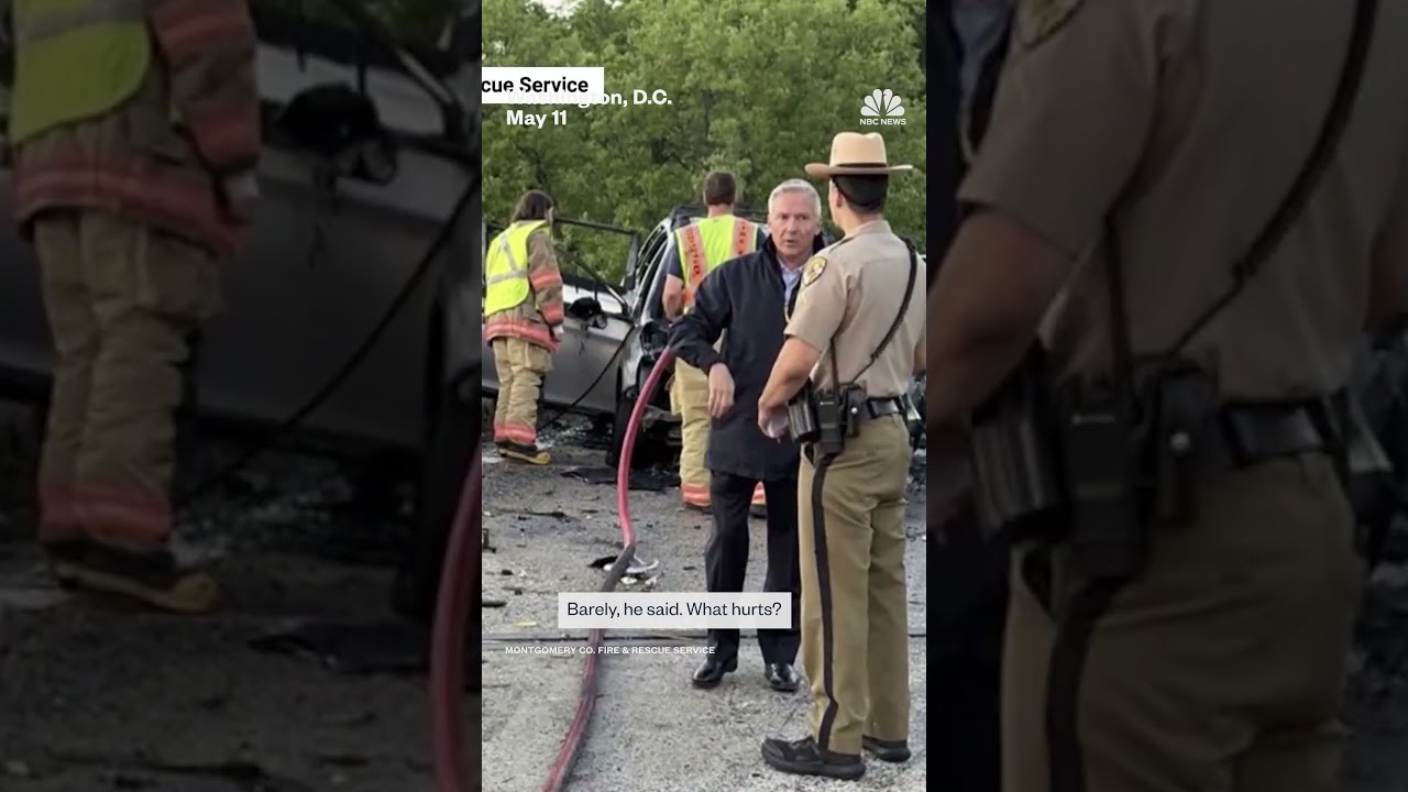 NBC’s Tom Costello rescues teen driver from burning car