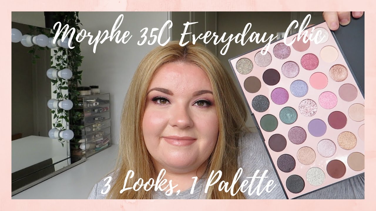 3 Looks, 1 Palette: NEW! Morphe 35C Everyday Chic Palette