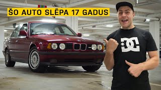 ŠO RETO BMW E34 M5 SLĒPA 17 GADUS ŠĶŪNĪ