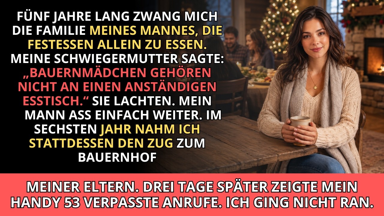 Die Familie meines Mannes verspottete das Bauernmädchen – dann rief ihr Vermögen mich 53-mal an.