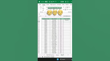 Leeftijd berekenen en groeperen in Microsoft Excel #shorts
