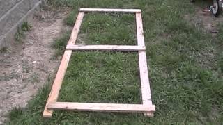 Hey guys, just a quick project on the chicken house. Making a new door for more air flow in the summer. Thanks for watching, and 