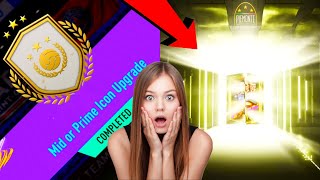 OMG NEW MID OR PRIME ICON UPGRADE SBC COMPLETE!! FIFA 21 ULTIMATE TEAM!!
