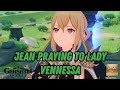 GENSHIN IMPACT: Jean Praying to Lady Vennessa (Game Movie)