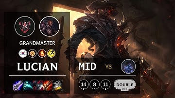 Lucian Mid vs Sylas - KR Grandmaster Patch 10.7