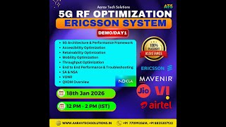 5G OPTIMIZATION ERICSSON SYSTEM DEMO  | ATS