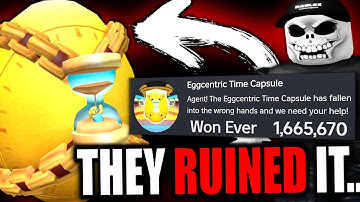 How roblox ruined the most interesting egg accessory... (Eggcentric Time Capsule)