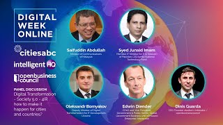 Digital Transformation  -Society 5.0 - 4IR how to make that happen for cities and countries 