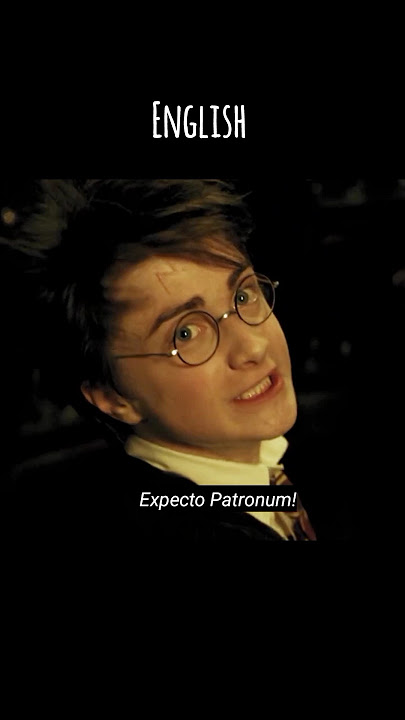 Expecto Patronum! [Hindi vs English] #harrypotter #magicspells