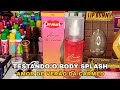 TESTANDO O BODY SPLASH AMOR DE VERÃO DA CARMED 🩷✨