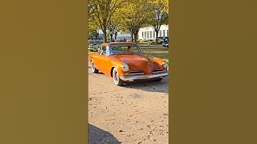 1953 Studebaker Commander Classic Car Drive By Engine Sound Packard Proving Grounds Fall 2024