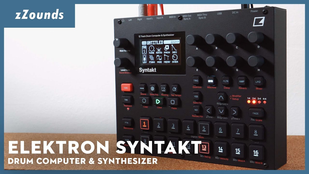 Elektron Syntakt Drum Computer and Synthesizer | zZounds