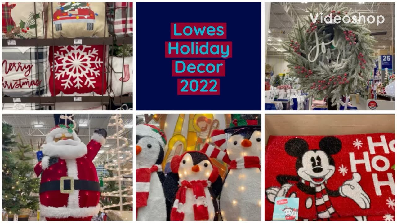 Lowes Holiday Decor with Me Nov 2022 YouTube