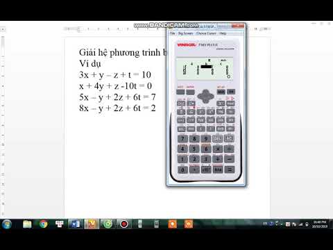 Video Giải hệ phương trình bậc nhất 4 ẩn - youtube