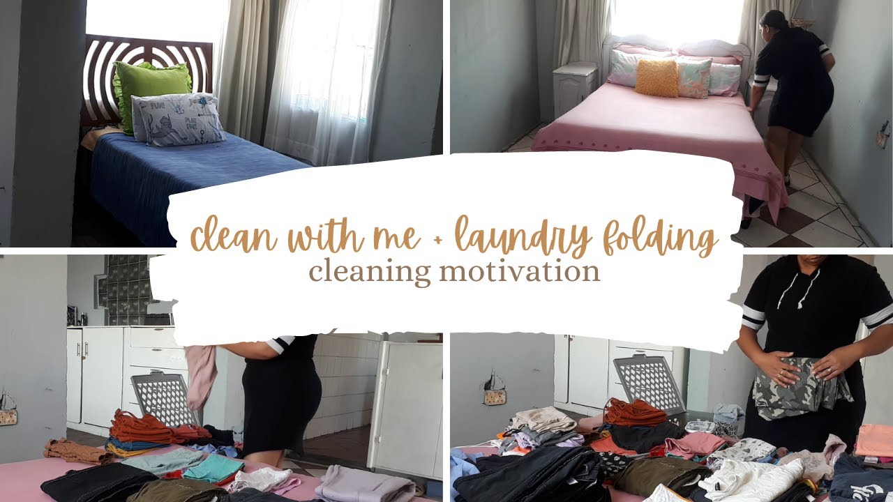 bedroom clean +laundry folding/CLEANING MOTIVATION/HOMEMAKING/ - YouTube