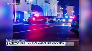 One sent to hospital after shooting at Hanford bar