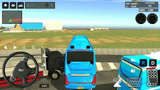 Indonesia Euro Bus Simulator Android Gameplay | Realistic Bus Driving in Jakarta City –  Bus  Game screenshot 4