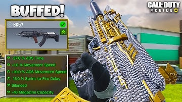 The BK57 Best "Meta" Gunsmith/Loadout Class Setup | Fast ADS + No RECOIL High Accuracy | S5 CODM