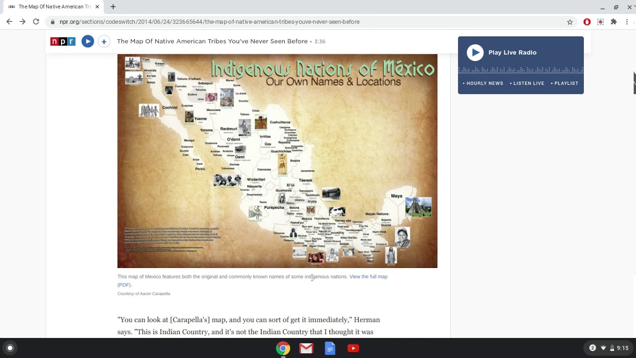 The Map of Native American Tribes You've Never Seen Before-NPR Article ...