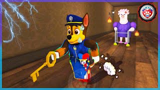 Paw Patrol VS GRUMPY GRAN SCARY OBBY 汪汪隊立大功挑戰脾氣暴躁的奶奶【Roblox 機械方塊】