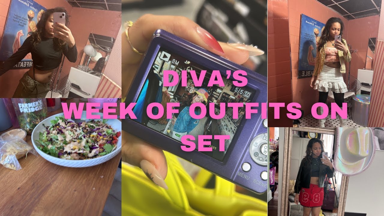 ⭐️ A Week in the Life of a Diva: Filming Fashion & Fun on Set!" 🌟