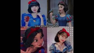 Blackpink as disney princess✨️💖#blackpink #jisoo #jennie #rosé #lisa #blink #kpop #shorts