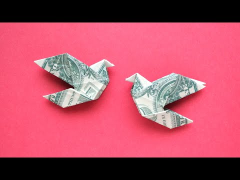 Nice MONEY PIGEON | Easy Dollar Origami Bird | Tutorial DIY By NProkuda