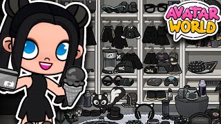 🖤 ALL BLACK FREE ITEMS in AVATAR WORLD