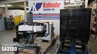 Three-Sided Label Applicator for Pallet Loads