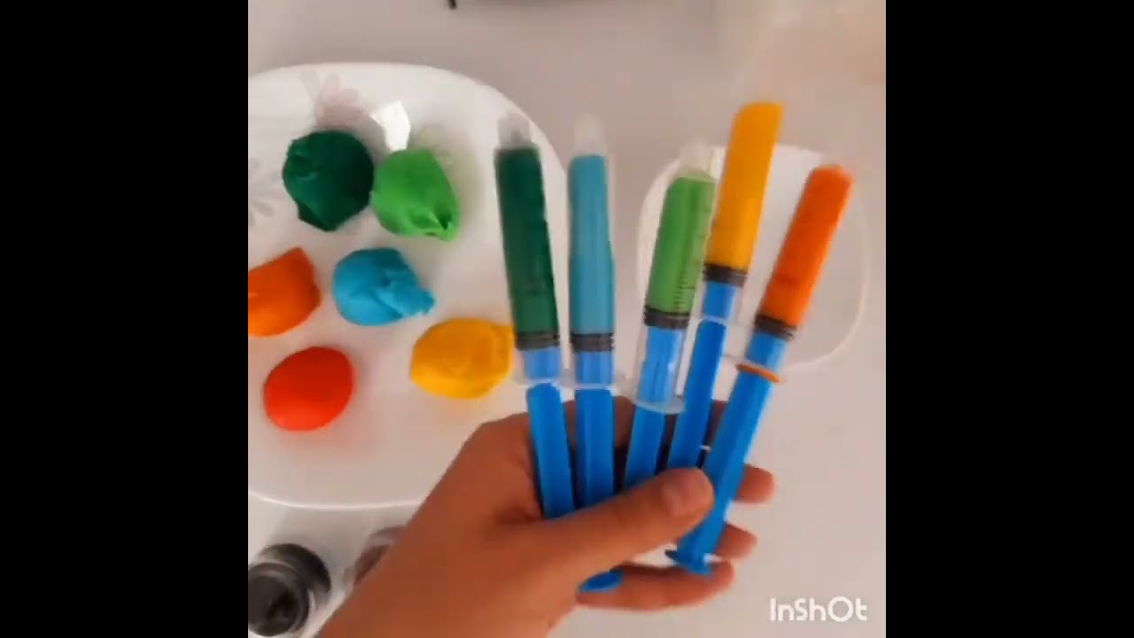 Learn to make a rainbow artwork with play dough |Rainbow |Play Dough 