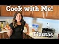 COOK WITH ME | BAKED CHICKEN FLAUTAS w/ SPANISH RICE | PHILLIPS FamBam Cook with Me