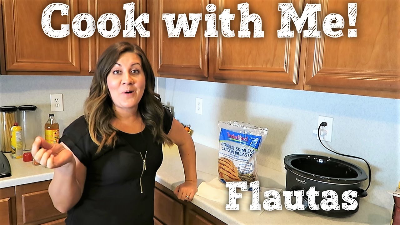 COOK WITH ME | BAKED CHICKEN FLAUTAS w/ SPANISH RICE | PHILLIPS FamBam Cook with Me