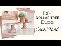 DIY Dollar Tree Cake Stand | Dollar Tree DIY Home Decor