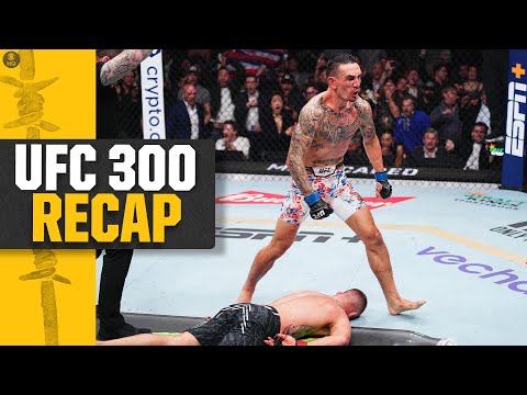 UFC 300 Recap: Max Holloway KNOCKS OUT Justin Gaethje, Alex Pereira claims TITLE | CBS Sports